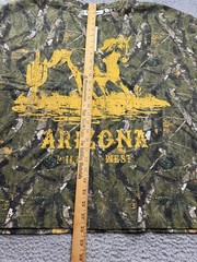 No Boundaries Shirt Mens 2XL Arizona Wild West Camo Graphic Tee T-Shirt Boxy