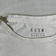 VTG KREW T-Shirt Mens Medium White Original Logo Graphic Streetwear Skate Y2K