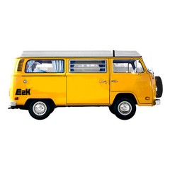 E2K Vintage yellow mini van Unisex T-Shirt old classic car cars travel road trip