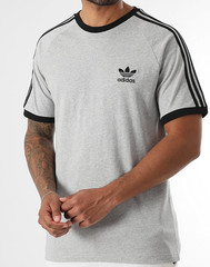 NEW MENS ADIDAS ORIGINALS 3-STRIPES CALIFORNIA TEE SHIRT ~SIZE LARGE ~ JY1369
