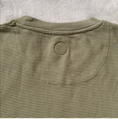 Common People Ottoman Textured Shirt Garment Dye Relaxed Fit Green Ribbed XL NWT
