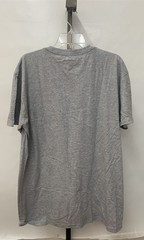 Quiksilver Mens OR Comp Logo Cotton Polyester T-Shirt in Athletic Heather Size L