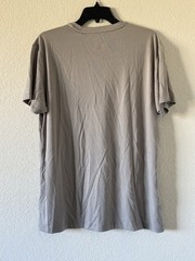 Kenneth Cole Medium Active Tech T-Shirt Mountain Rock Gray Stretch $49