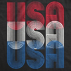 Mens USA USA Funny T shirts Red White Blue Retro Designs Cool Graphic T shirt