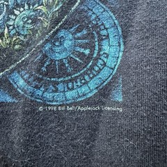 Vintage 1998 Bill Bell Astrology Space Wizard Long Sleeve Shirt Men’s Size 2XL