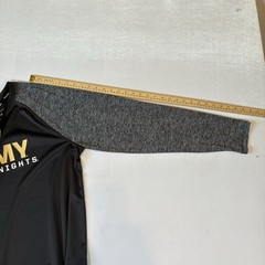 Fanatics Army Black Knights Shirt Mens XL Grey Long Sleeve Performance Raglan