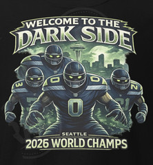 Seahawks World Champs Shirt THE DARK SIDE 2026 Champions Shirt Seattle Football