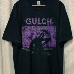 Gulch Band T shirt, Gulch Retro Style Black Short Unisex T shirt Reprint KH13272
