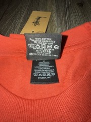 Stussy “Astronaut Tee” – Medium – Red / Cayenne – NWT Unreleased 2025