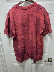 VINTAGE The Mountain Shirt Mens XL Red Tie Dye Native American 90s Eagle