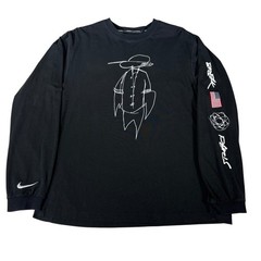 Rare Nike Dri-FIT Black Long Sleeve Athletic ADV Paris Break Running Shirt Mens