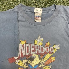 Underdog Shirt XL 90s 00s Distressed Cartoon Superhero Movie TV Series Tee