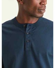 Dockers Men’s Regular Fit Henley Shirt Navy Size 2XL