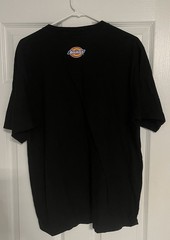 Vintage Dickies Camo Logo Black Shirt Size L