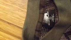 Vtg Trebark MESH see-thru Camouflage T-shirt USA Made sz S Ace Sportswear