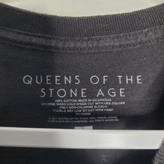 Queens of the Stone Age The End is Nero Tour Black T Shirt Tee Men’s large
