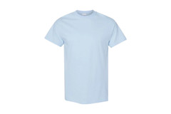 Bulk Lot Gildan Men Heavy Cotton Plain Short Sleeves T-Shirt 5000 (Pack Of 5)