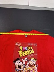 Fruity Pebbles Box Greatest Cereal Of All Time Breakfast Fan Foodie T Shirt XL