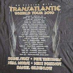 Transatlantic Whilrd Tour 2010 T Shirt Hanes Screen Print Size XL
