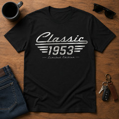 Classic 1953 Limited Edition Vintage Car 73th 74th 75th 76th 77th Birthday Mens