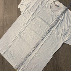 Vintage Jockey Shirt Mens Large White Blank Power Knit Tee T-Shirt Made USA