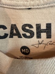Johnny Cash T Shirt Ring Of Fire Guitar Nashville Tennessee Medium