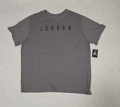 NIKE Air Jordan Jumpman Shirt Mens 3XL Gray Lightweight Basketball Activewear