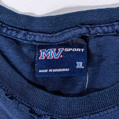 VTG George Washington University Sleeveless T Shirt XL MV Sport Y2K Distressed
