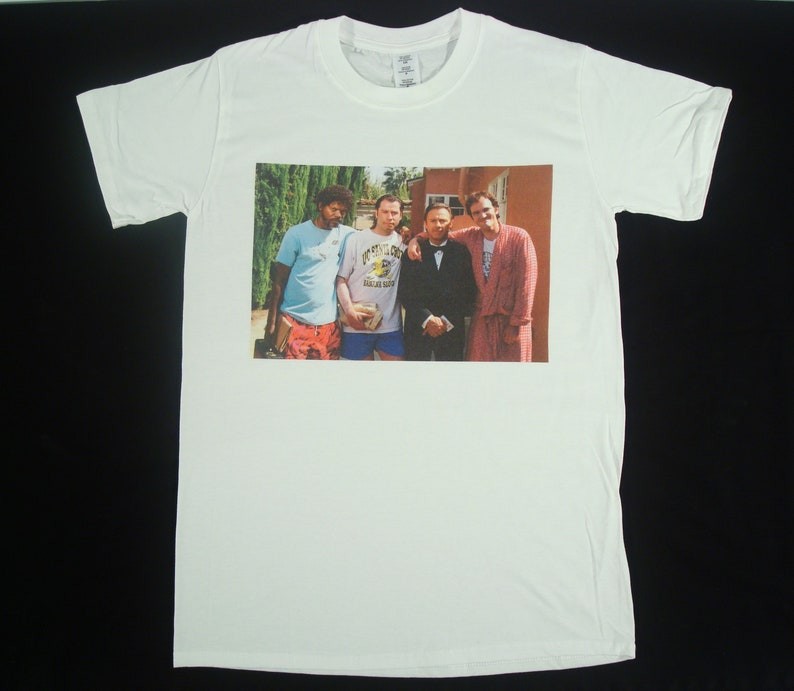 Pulp Fiction movie vtg unisex classic white t-shirt QT8443