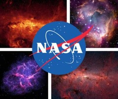 NASA USA Space Exploration Artemis One Light Logo Men’s T Shirt