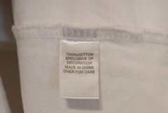 PacSun Good Vibes Puff Oversized T-Shirt Men Medium White Crewneck
