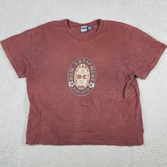 Y2K BUM Equipment Faded Hawaiian Flower Size L 2000’s Vintage Beach Tee T Shirt