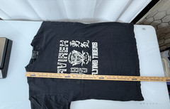 Men’s Size Medium Avirex Fighting Tigers T Shirt Black Short Sleeve Y2K