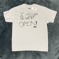 Clerks “I Assure You We’re Open” Men’s Kevin Smith Quick Stop Movie, Size Large