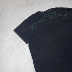 Christian Audigier T-shirt vintage Rhinestones print Ed hardy type y2k Size XL