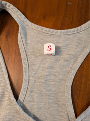 MEN’S TANK TOP: Gray Stringer Racerback Gym Workout Bodybuilding Shirt SMALL S