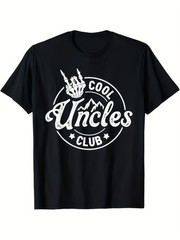Cool Uncle Club Graphic Tee – 100% Cotton, Casual Fit, Machine Washable – Skel