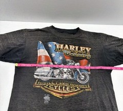 True Vintage Harley Davidson Concord NH T-Shirt 1985 Single Stitch Buttery Soft