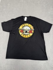 Guns N Roses Shirt Mens 2XL Black Athletic Fit Band Tee Classic Rock Music New