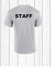 Staff T-Shirt Event Staff Uniform Employee Party Security Tee Shirt