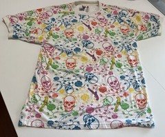 Skulls & Pistols Men’s Shirt Bohemian T-shirt 2XL Kandi Premium Brand Roses