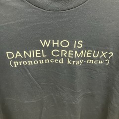 VTG Who Is Daniel Cremieux Short Sleeve T- Shirt XL READ