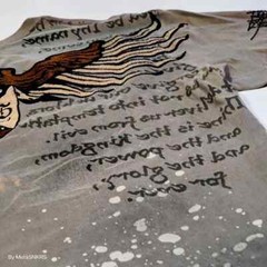 Rebel Spirit T Shirt Men’s 2XL Green Brown Black Yellow Coat of Arms Eagle Used