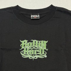 Vintage Rollin Hard Smoke Now Cry Later T-Shirt L Weed Smile Tee Y2K