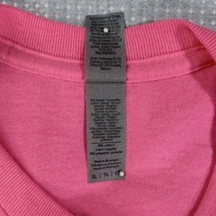 NEON PINK PLAIN T-SHIRT, SIZE XL, CHEST 47 IN, LENGTH 32 IN