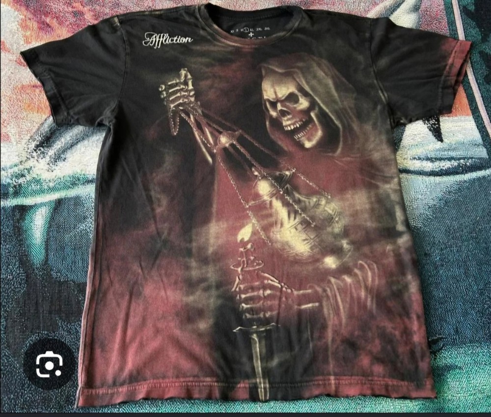Affliction Men’s T-Shirt Grim Reaper 3XL
