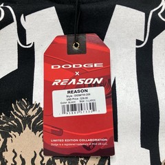 Dodge X Reason Demon Race Club Graphic Print T-Shirt Black Sizes Vary DGS6TM-208