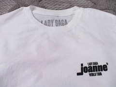Lady Gaga Shirt Adult Medium White Joanne World Tour Concert 2017 l9