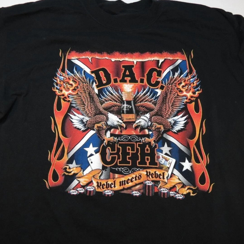 David Allan Coe Country Music REBEL MEETS REBEL T Shirt Full Size S-3XL