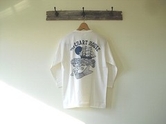 Henry Neck T-Shirt 3/4 Sleeve Double Works American Cotton Japan